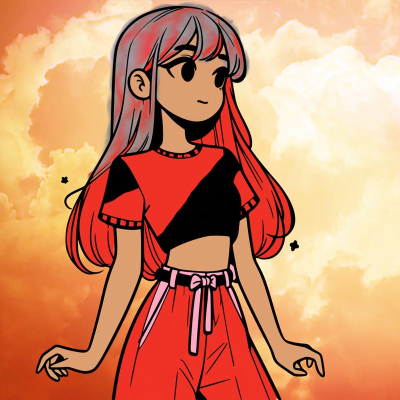 girl in a cute crop top