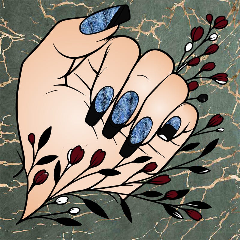 nails with french tip