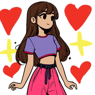 girl in a cute crop top