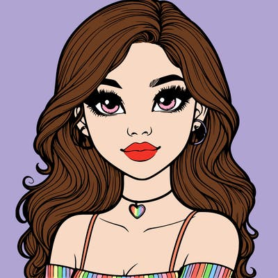 realistic pretty girl