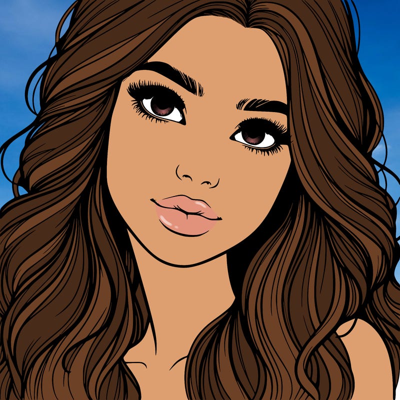 beautiful realistic girl