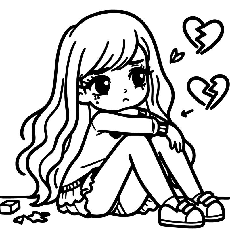 girl after a breakup