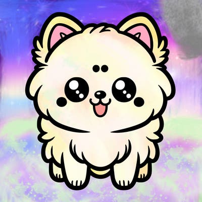 kawaii pomeranian dog
