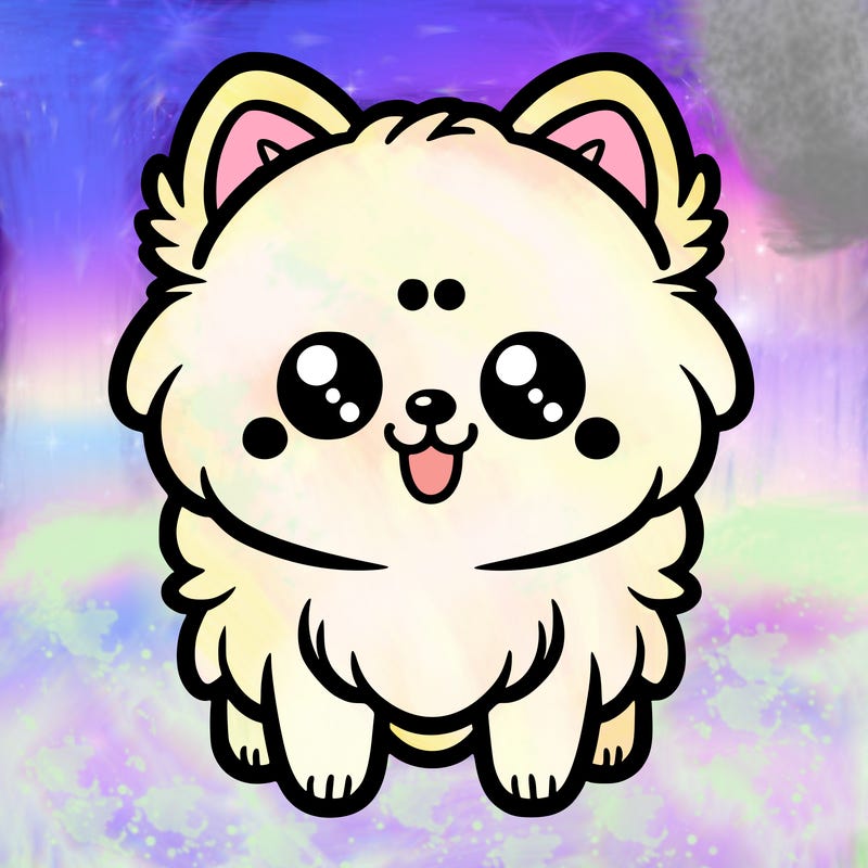 kawaii pomeranian dog