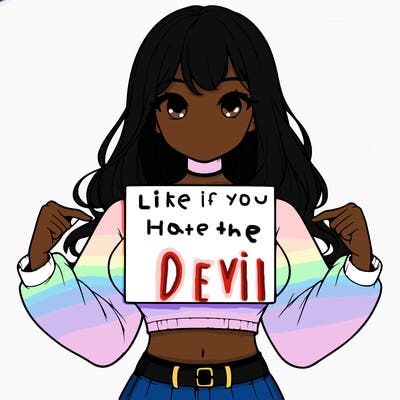 girl holding a blank sign in a long sleeve crop top