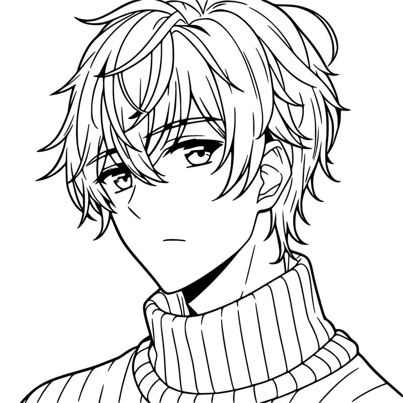 male anime character