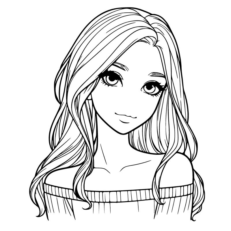 beautiful realistic girl