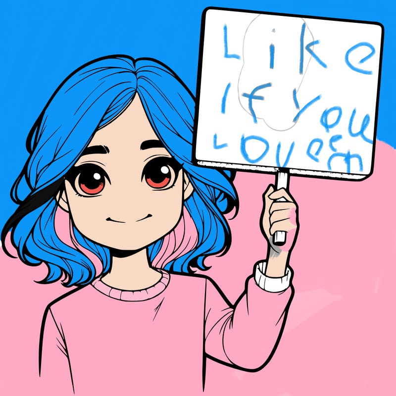 realistic girl holding up a sign