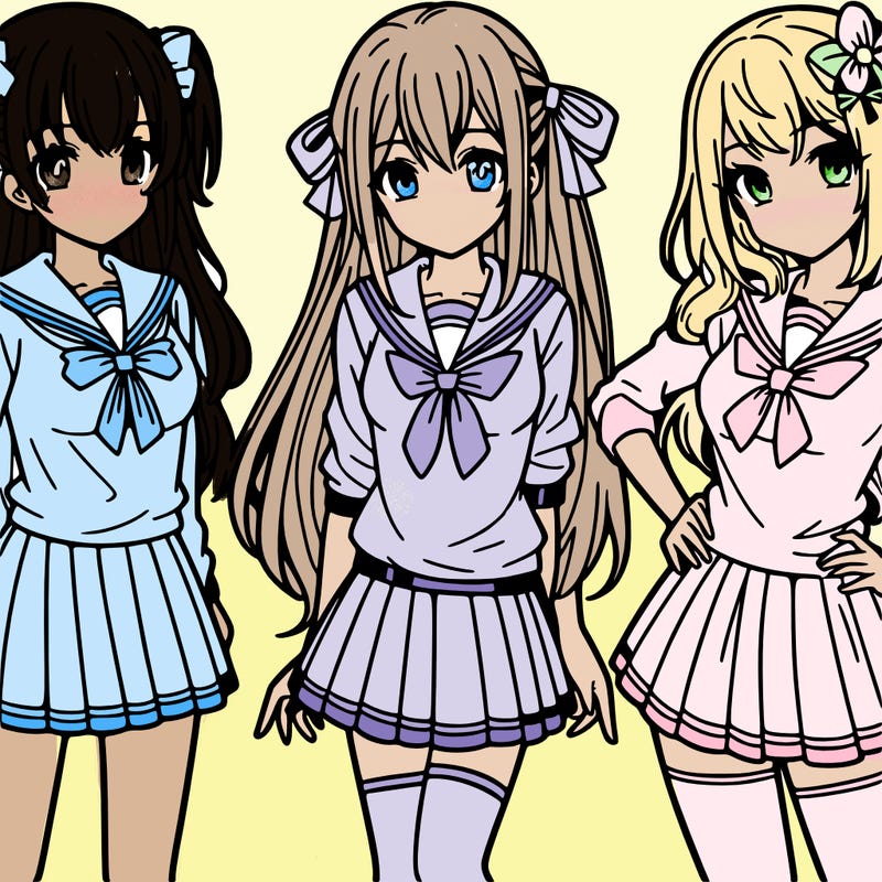 manga girls