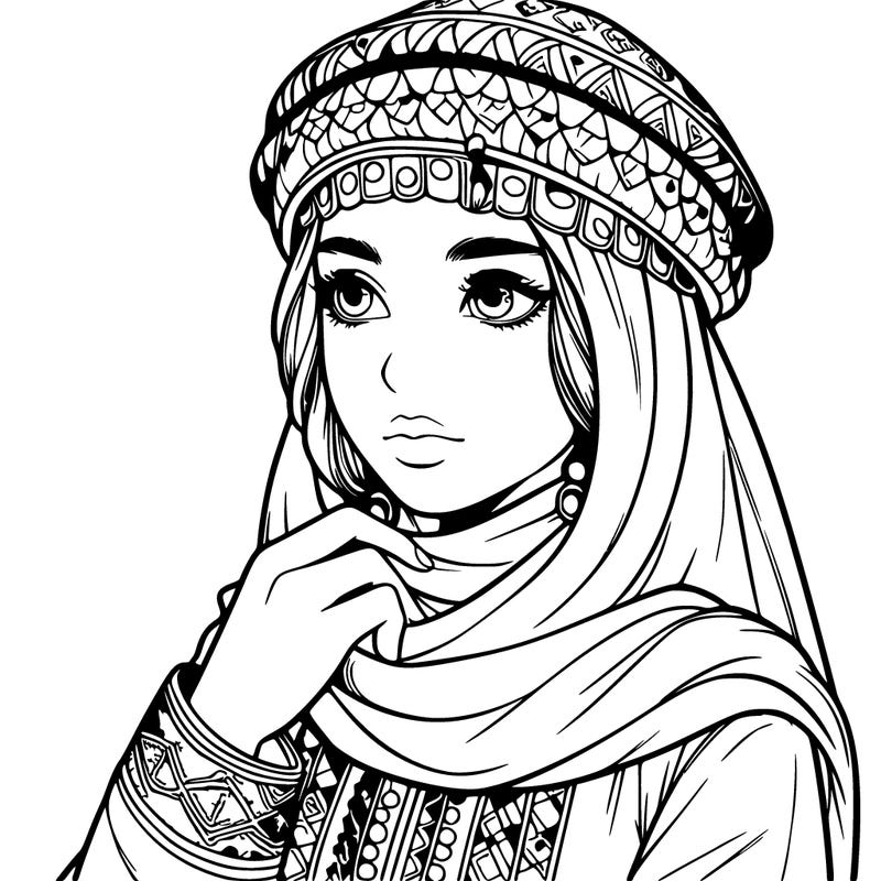 realist moroccan girl