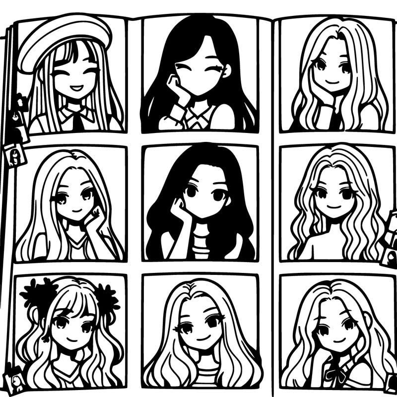 year book photos of a bunch of pretty girls