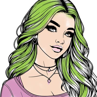 detailed realistic girl