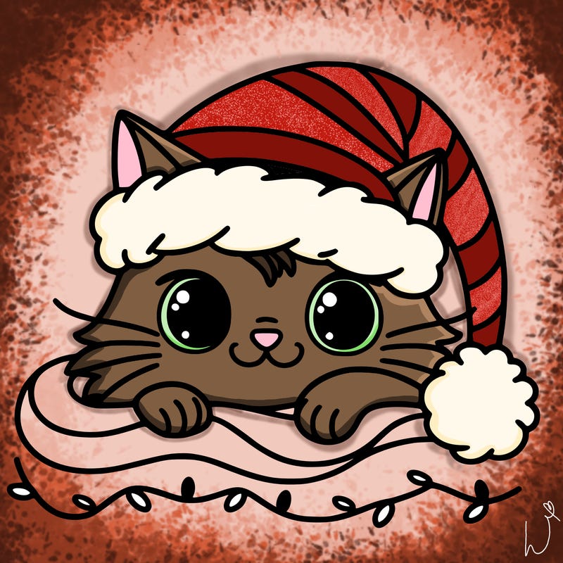 cat christmas