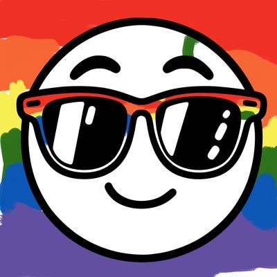 emoji with sunglasses