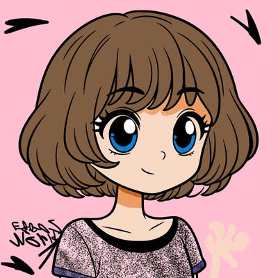 girl with short hair
