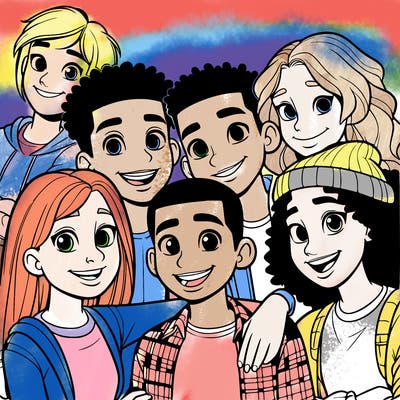 a mixed friend group