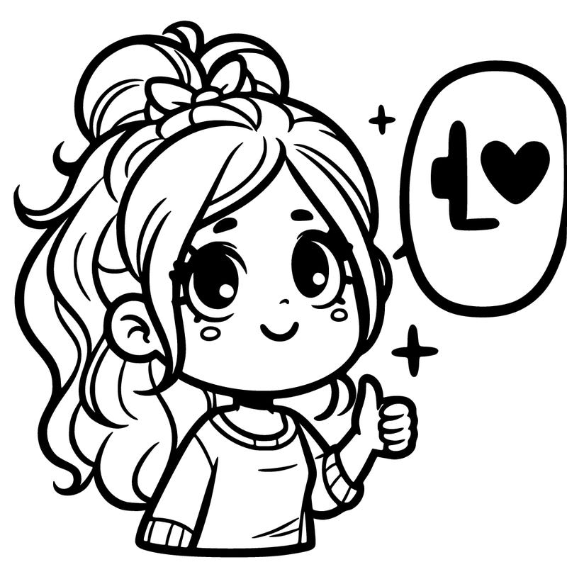 a girl asking for a like