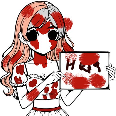 realistic pretty girl holding blank sign