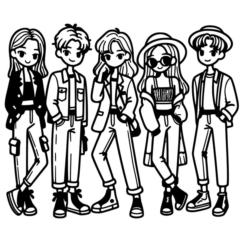 friend group with good fashion outfits