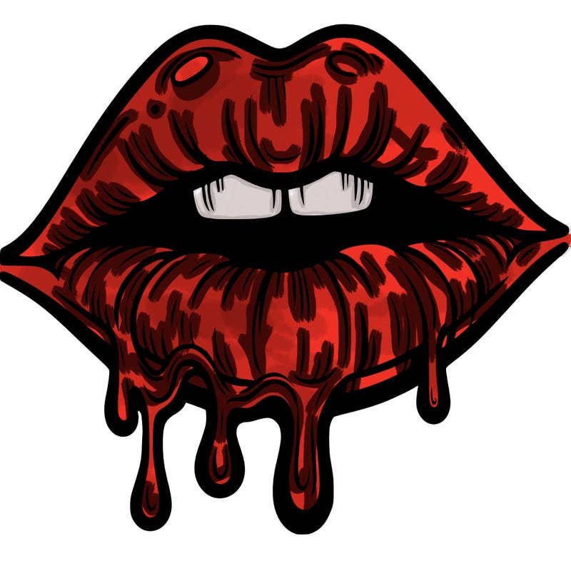 lips that look realistic and drip