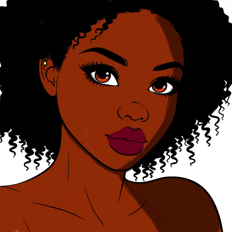 realistic black girl