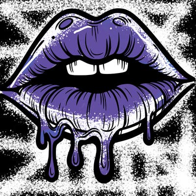 lips that look realistic and drip