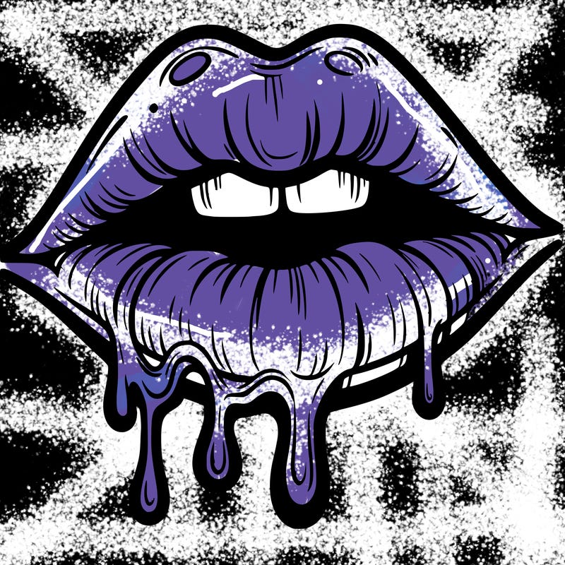 lips that look realistic and drip