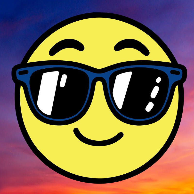 emoji with sunglasses