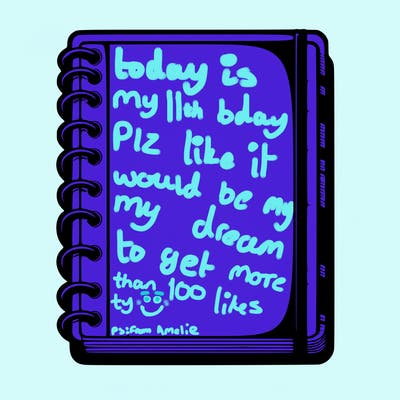 blank, realistic notebook