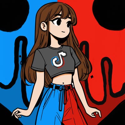 girl in a cute crop top