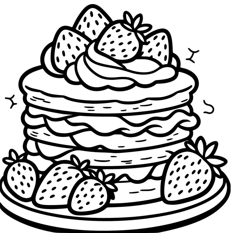 strawberry shortcake - fluffy shortcake layers with whipped cream and fresh strawberries