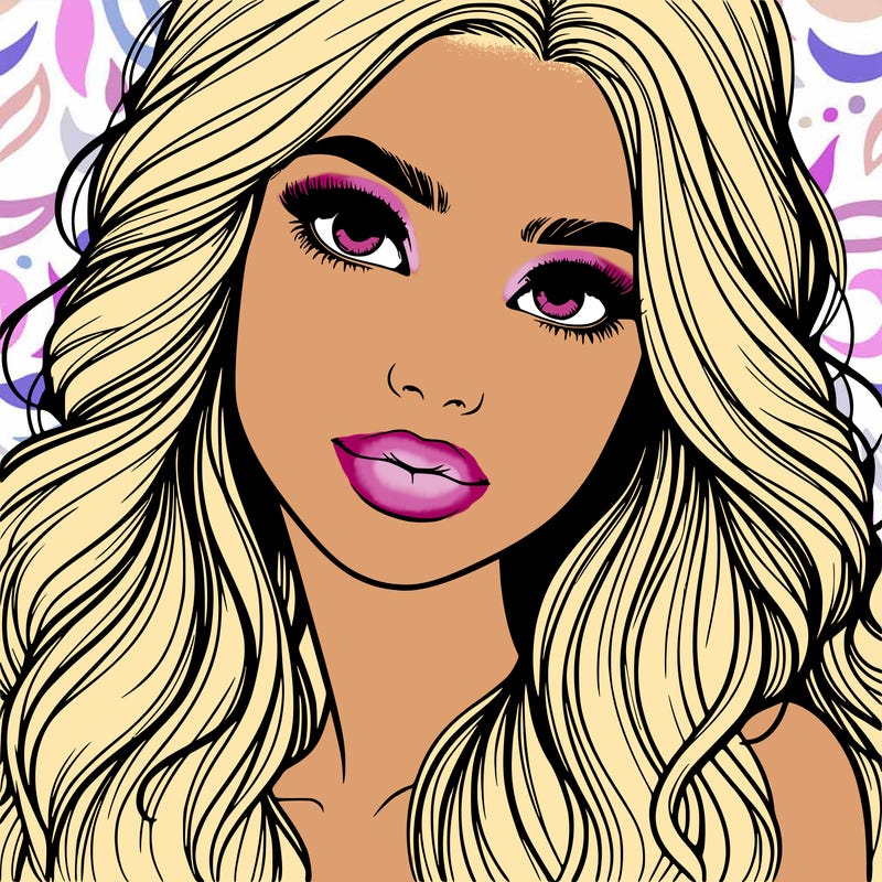 beautiful realistic girl