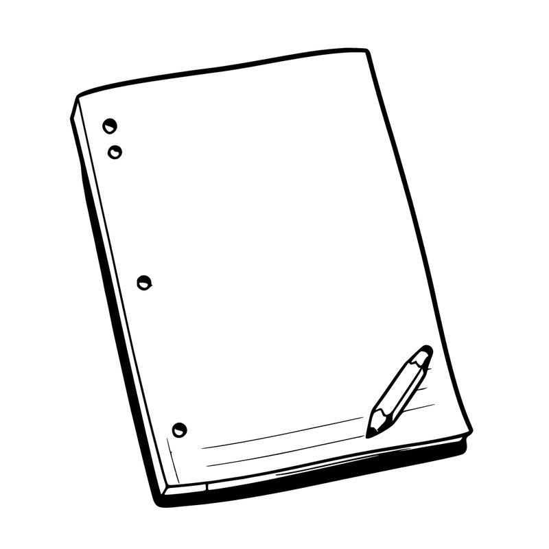 blank sheet of paper