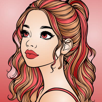 beautiful realistic girl