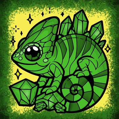 crystal chameleon