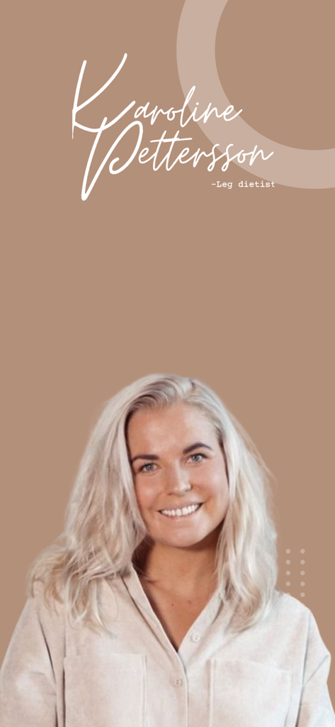 Portrait of Karoline Pettersson a registered dietitian and founder of KP Coaching