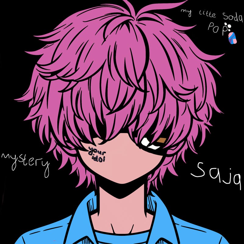 manga boy fluffy hair covering his eyes