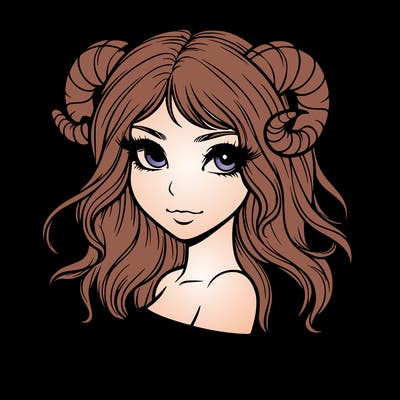 aries girl realistic