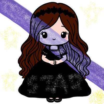 girl with dress