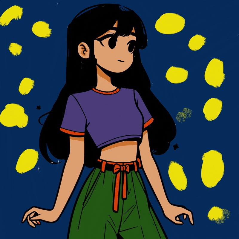 girl in a cute crop top