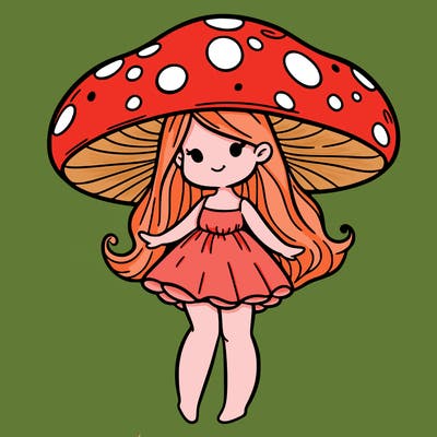 mushroom fairy