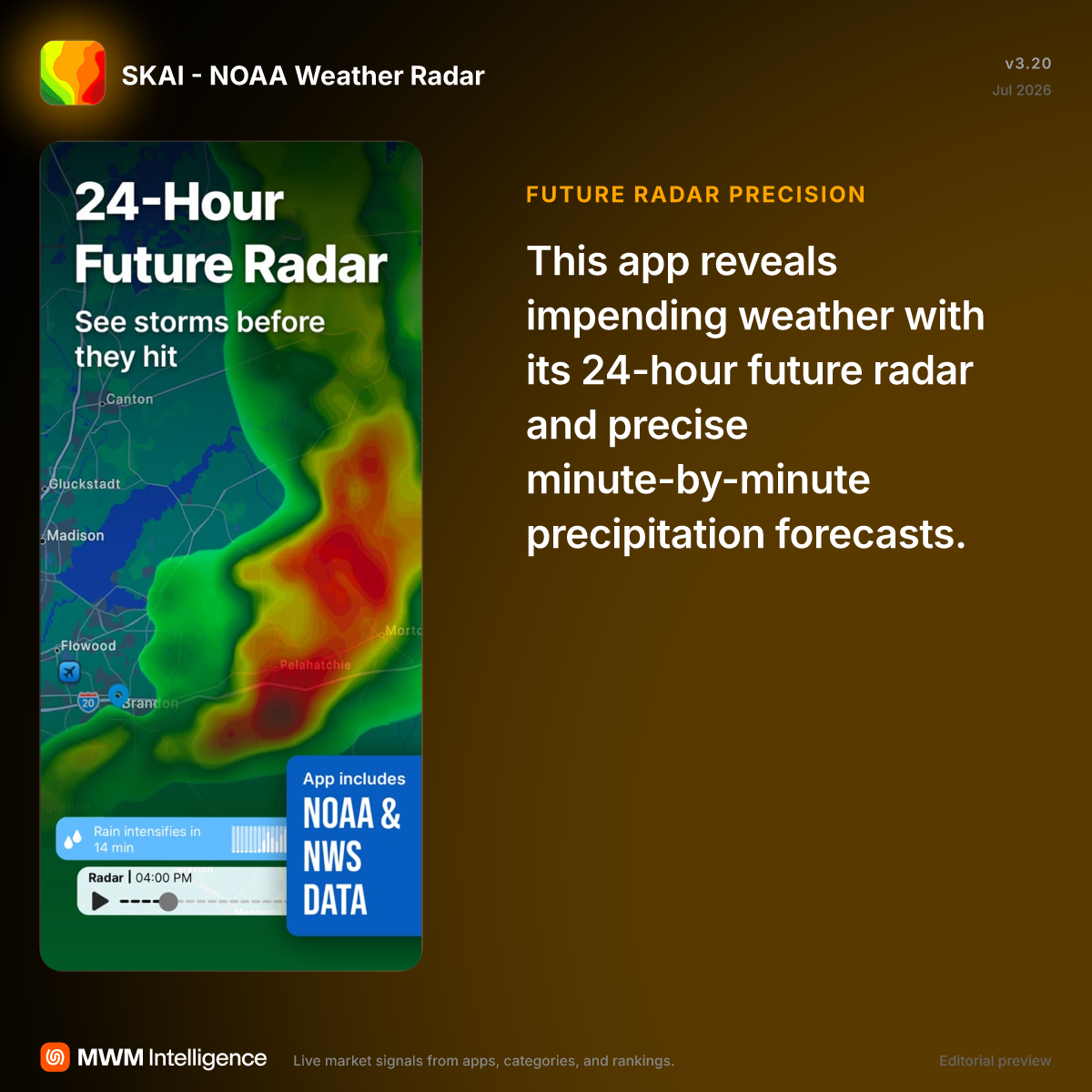 SKAI - NOAA Weather Radar - Weather App | MWM