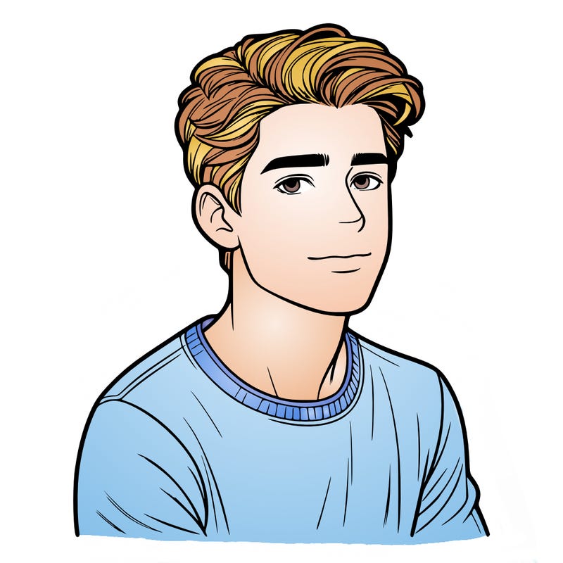 1 realistic teenage boy