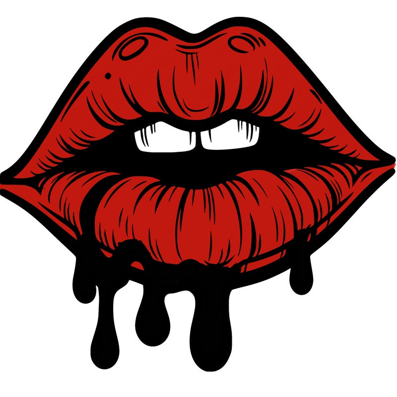 lips that look realistic and drip