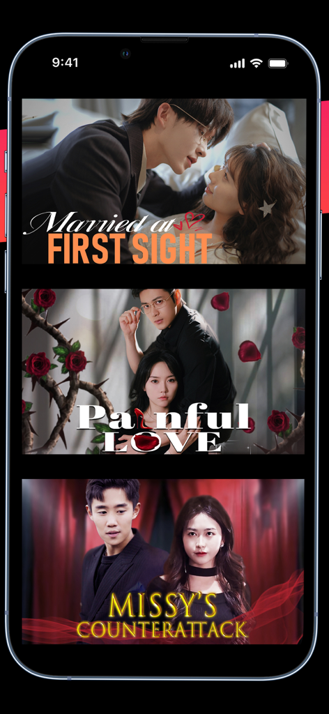 TopShort-novels and drama - Interface of the TopShort app featuring short romance drama series.