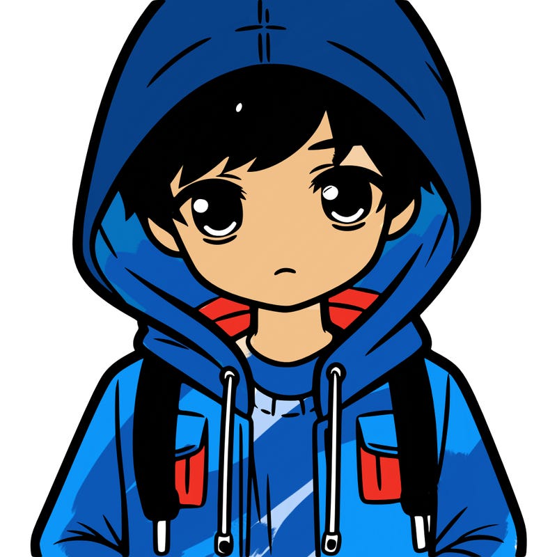 boy with jacket with hood
