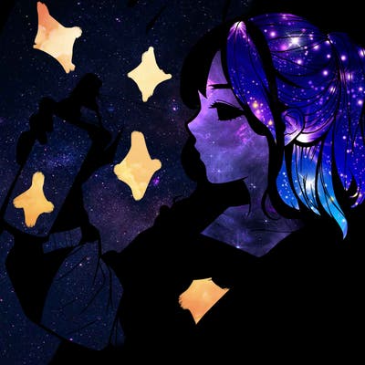 a realistic girl spray, painting