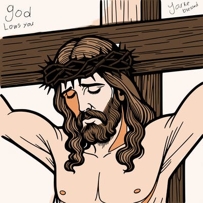 jesus on the cross