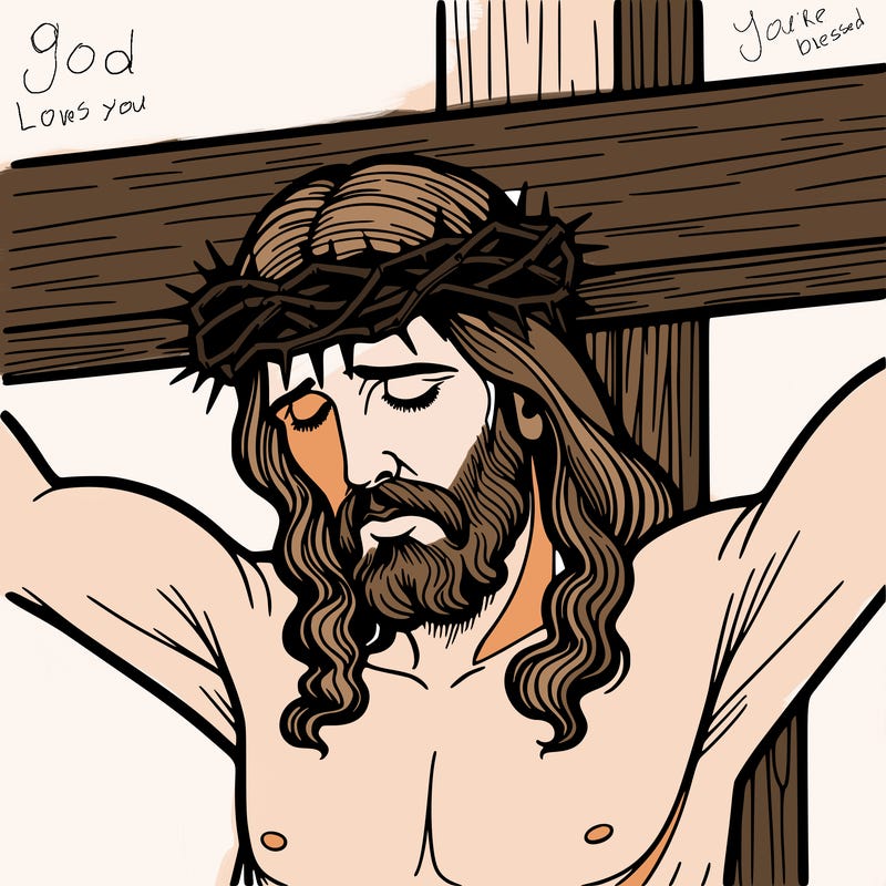 jesus on the cross