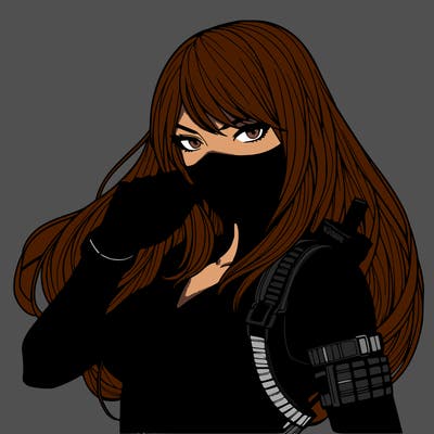 bad-girl spy woman high detail